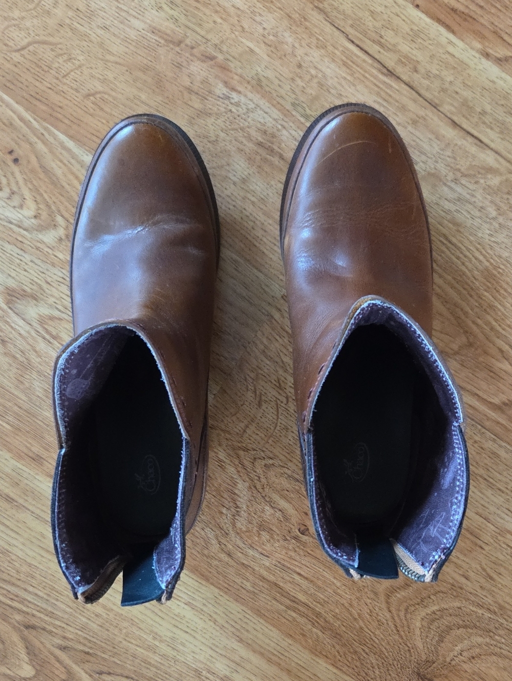 Chaco Women's Brown Leather Ankle Booties Sz 7.5